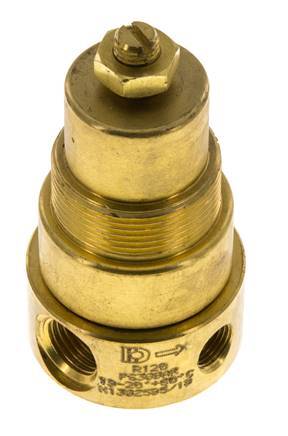 Regulador de presión G1/4'' 330l/min 0.2-3.0bar/3-44psi Latón Gases Líquidos