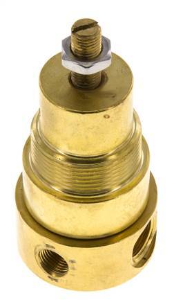 Regulador de presión G1/4'' 330l/min 0.5-8.0bar/7-116psi Latón Gases Líquidos