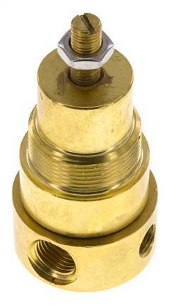 Regulador de presión G1/4'' 330l/min 0.5-8.0bar/7-116psi Latón Gases Líquidos