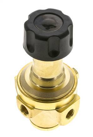 Regulador de presión G1/4'' 490l/min 0.1-1.5bar/1-22psi Latón Gases Líquidos