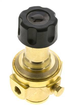 Regulador de presión G1/4'' 490l/min 0.1-1.5bar/1-22psi Latón Gases Líquidos