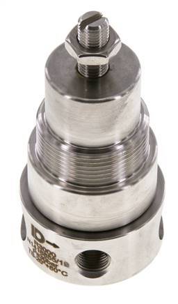 Regulador de presión G1/4'' 350l/min 0.2-3.0bar/3-44psi Acero inoxidable Gases Líquidos