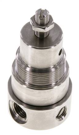 Regulador de presión G1/4'' 350l/min 0.2-3.0bar/3-44psi Acero inoxidable Gases Líquidos