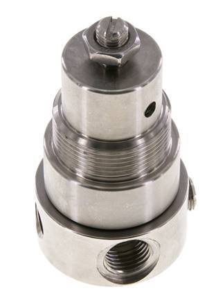 Regulador de presión G1/4'' 350l/min 0.1-1.5bar/1-22psi Acero inoxidable