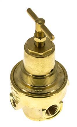 Regulador de presión G1/2'' 1500l/min 1.0-15.0bar/14-218psi Latón Gases Líquidos