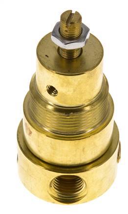 Regulador de presión G1/4'' 330l/min 0.1-1.5bar/1-22psi Latón Gases Líquidos