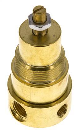Regulador de presión G1/4'' 330l/min 0.1-1.5bar/1-22psi Latón Gases Líquidos