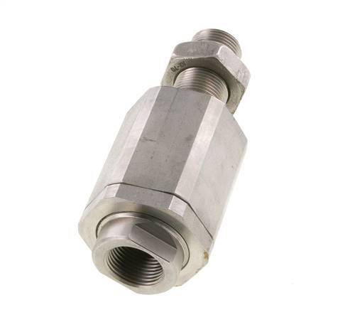 Junta flotante M27 x 2 para cilindro Acero inoxidable 304 (1.4301)