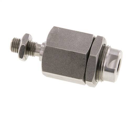Junta flotante M10 x 1,25 para cilindro Acero inoxidable 304 (1.4301)