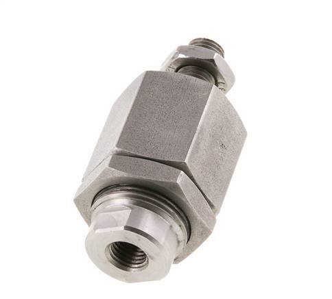 Junta flotante M10 x 1,25 para cilindro Acero inoxidable 304 (1.4301)