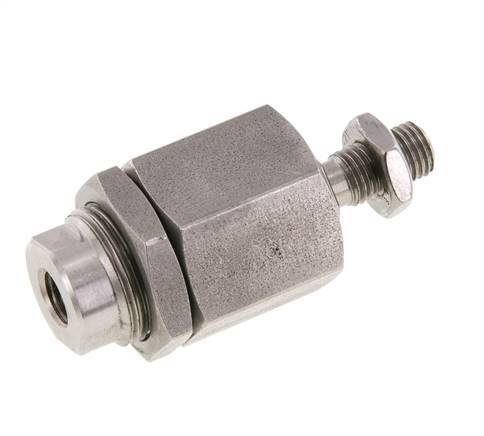 Junta flotante M10 x 1,25 para cilindro Acero inoxidable 304 (1.4301)