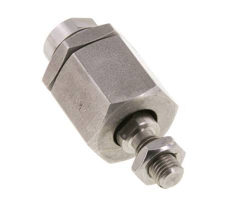 Junta flotante M10 x 1,25 para cilindro Acero inoxidable 304 (1.4301)