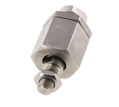 Junta flotante M10 x 1,25 para cilindro Acero inoxidable 304 (1.4301)