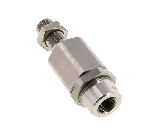 Junta flotante M20 x 1,5 para cilindro Acero inoxidable 304 (1.4301)