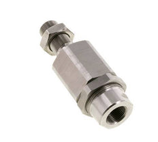 Junta flotante M20 x 1,5 para cilindro Acero inoxidable 304 (1.4301)