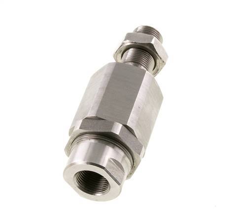 Junta flotante M20 x 1,5 para cilindro Acero inoxidable 304 (1.4301)