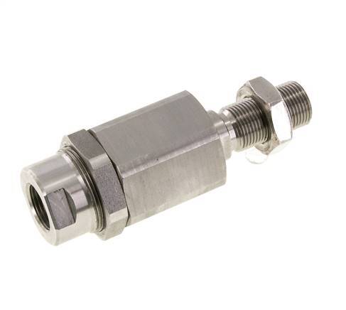 Junta flotante M20 x 1,5 para cilindro Acero inoxidable 304 (1.4301)