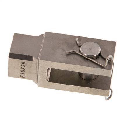 Pasador de horquilla M10 x 1,25 Acero inoxidable 1.4571