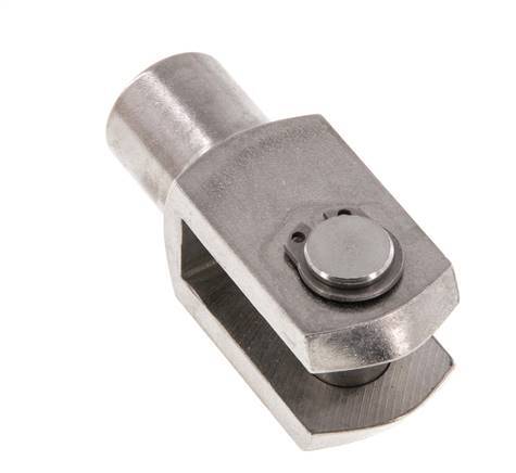 Pasador de horquilla M12 x 1,25 Acero inoxidable 1.4571
