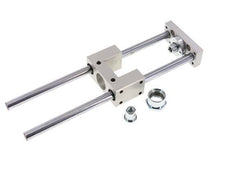 Unidad de guía para cilindro ISO 6432 de 20 mm y 25 mm
