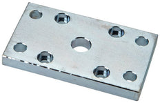 Flange for 20 mm ISO 21287 Cylinder Zinc plated steel