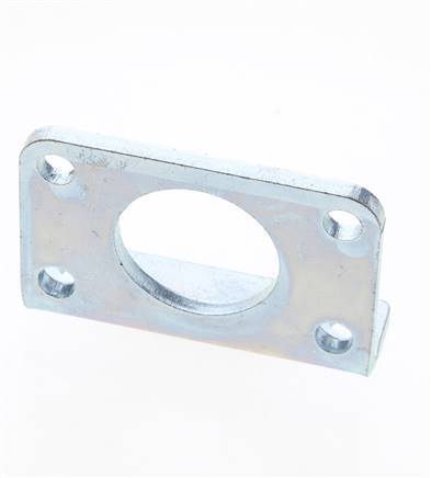Soporte de pie 32 mm Redondo Acero cincado