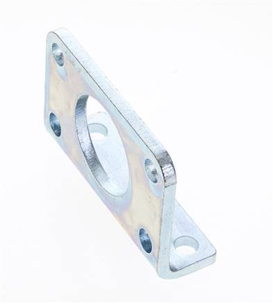 Soporte de pie 32 mm Redondo Acero cincado