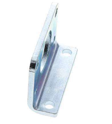 Soporte de pie 32 mm Redondo Acero cincado