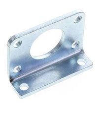 Soporte de pie 32 mm Redondo Acero cincado