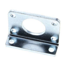 Soporte de pie 32 mm Redondo Acero cincado