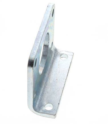 Soporte de pie 63 mm Redondo Acero cincado
