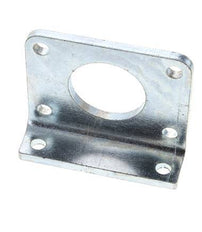Soporte de pie 63 mm Redondo Acero cincado