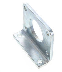 Soporte de pie 63 mm Redondo Acero cincado