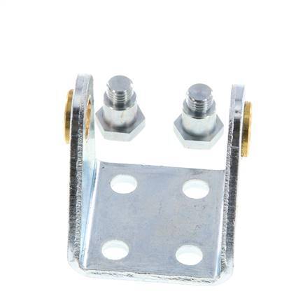 Fijación giratoria para cilindro redondo de 32 mm Acero cincado