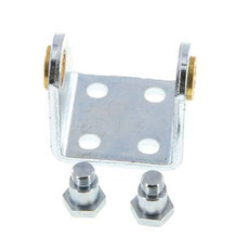 Fijación giratoria para cilindro redondo de 32 mm Acero cincado