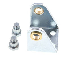 Fijación giratoria para cilindro redondo de 32 mm Acero cincado