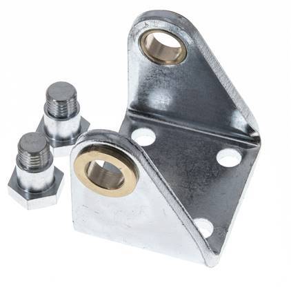 Fijación giratoria para cilindro redondo de 50 mm Acero cincado