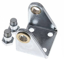 Fijación giratoria para cilindro redondo de 50 mm Acero cincado
