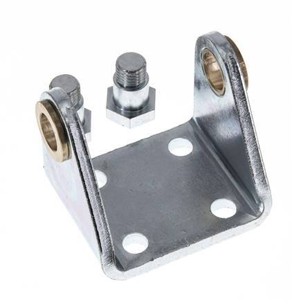 Fijación giratoria para cilindro redondo de 50 mm Acero cincado