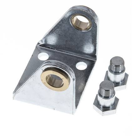 Fijación giratoria para cilindro redondo de 50 mm Acero cincado