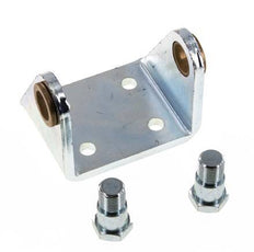 Fijación giratoria para cilindro redondo de 63 mm Acero cincado