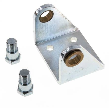 Fijación giratoria para cilindro redondo de 63 mm Acero cincado