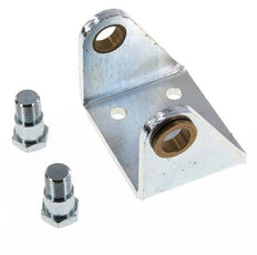 Fijación giratoria para cilindro redondo de 63 mm Acero cincado