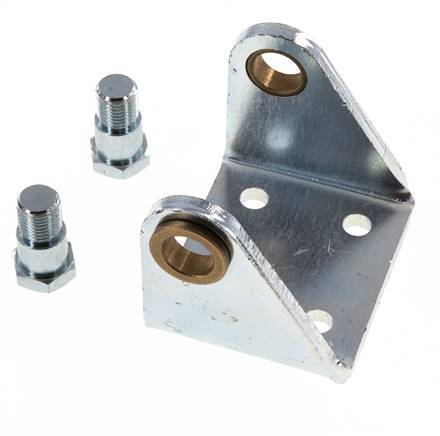 Fijación giratoria para cilindro redondo de 63 mm Acero cincado