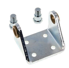 Fijación giratoria para cilindro redondo de 63 mm Acero cincado
