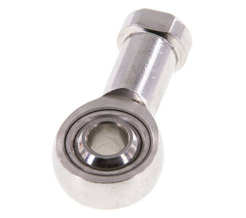 Rótula M10 x 1,25 Hembra Acero inoxidable 304 (1.4301)