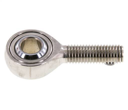 Rótula M12 Macho Acero inoxidable 304 (1.4301)