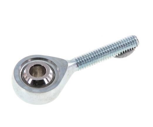 Rótula M4 Macho Acero cincado