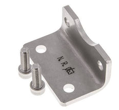 Soporte de pie 63 mm ISO 15552 Acero inoxidable 316 (1.4401)