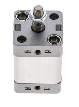 Cilindro Compacto de Doble Efecto ISO 21287 25-20mm - Magnético - Vástago Macho